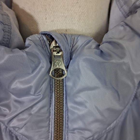 Lululemon Down For Run Down Filled Vest In Pale Blue Size 10 - Picture 6 of 13